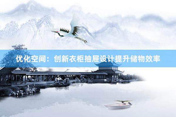 优化空间：创新衣柜抽屉设计提升储物效率